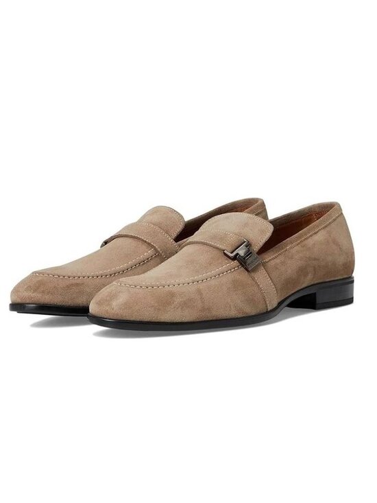 Bruno Magli Arlo BM5ARLG1 Mens Gray Suede Loafers & Slip Ons Casual Shoes Size 9 main image 6